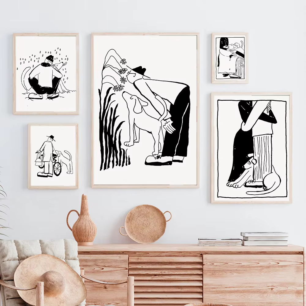 The Korean Lifestyle - Poster Kanvas Minimalis Gaya Hidup dan