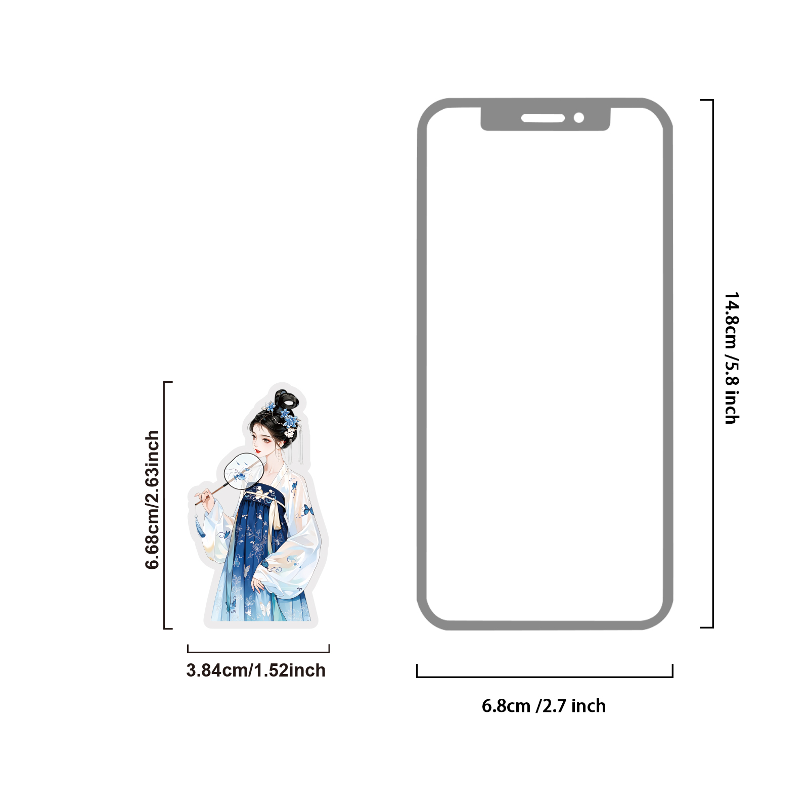 Etori Life 30pcs Stiker PET Po - Korean Girl Lifestyle ulasan dan harga