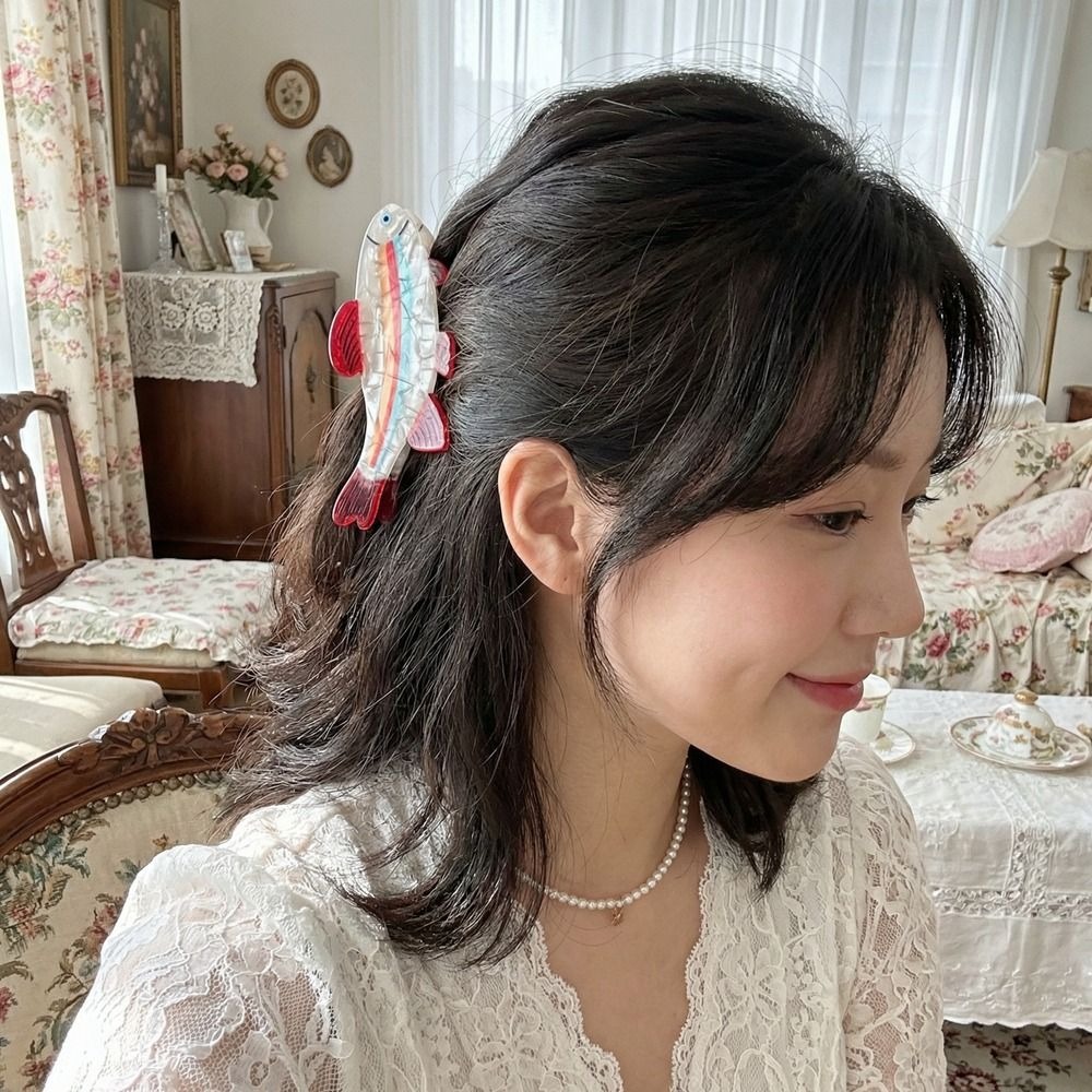 Jepit Rambut Hewan Laut Cakar  - Korean Women Lifestyle ulasan dan harga